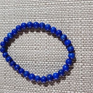 Blue Beaded Bracelet